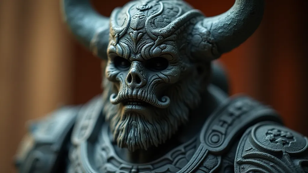 Detailed miniature figure from the game