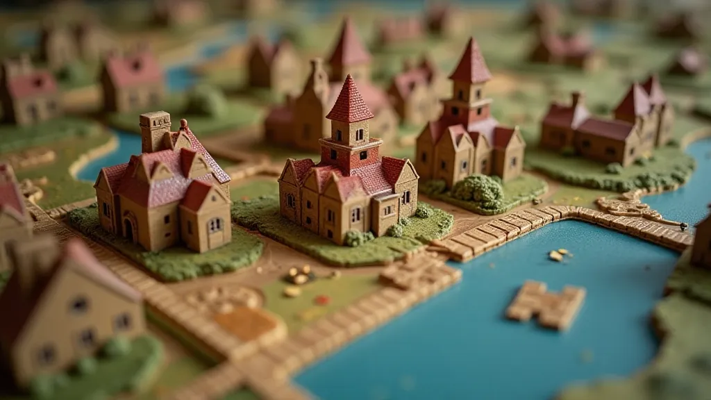 Carcassonne game tiles