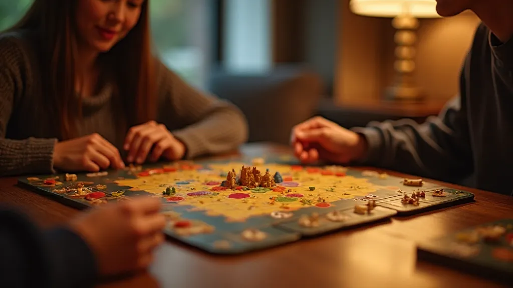 Settlers of Catan gameplay view