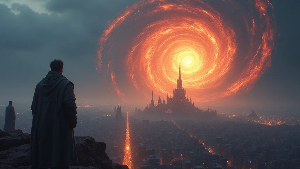 Ancient city and energy vortex