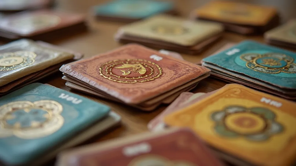Dominion cards being shuffled