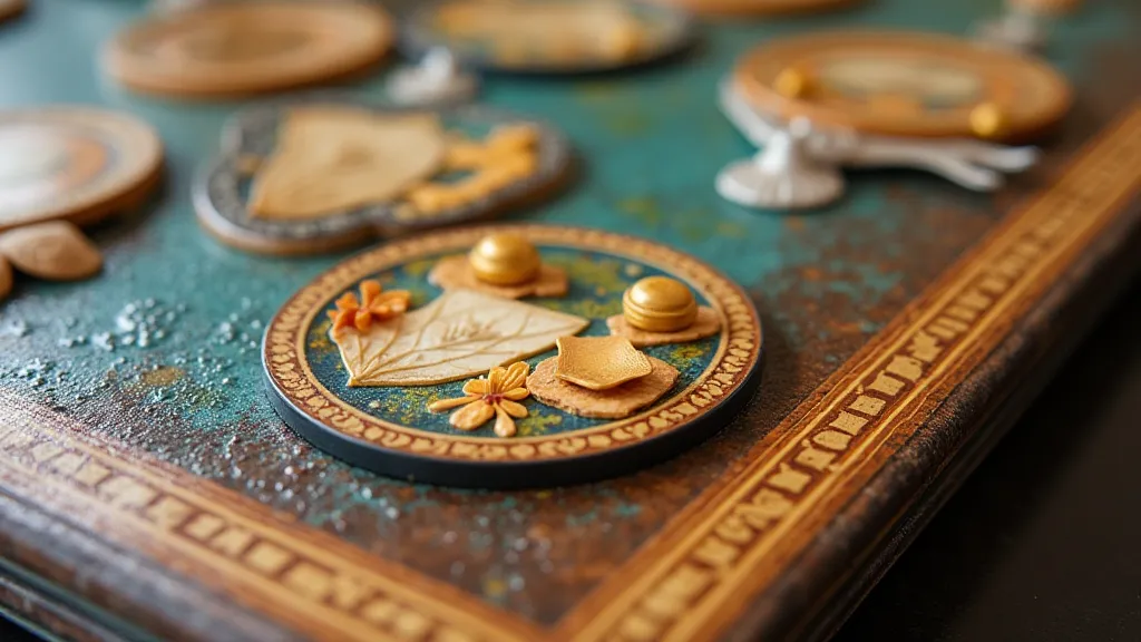 Detailed game board surface