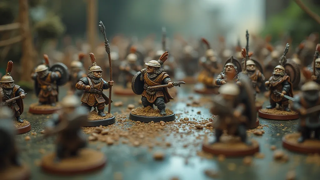 Detailed battle scene from Siege of Aethelgard