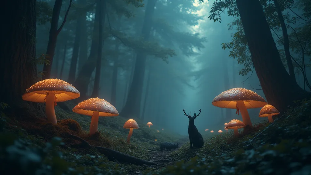 Mystical forest scene from Whispering Woods