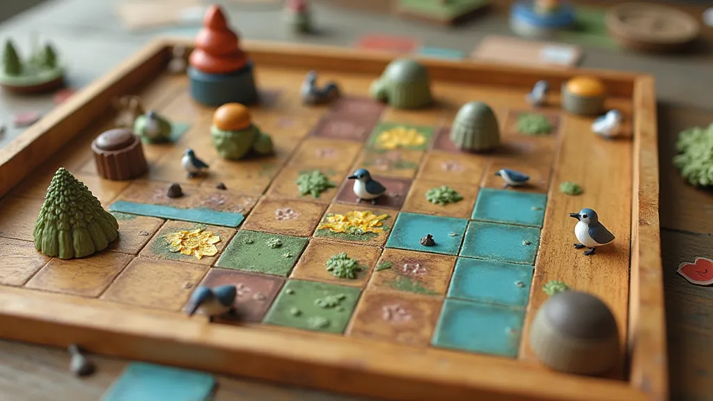 Wingspan game components